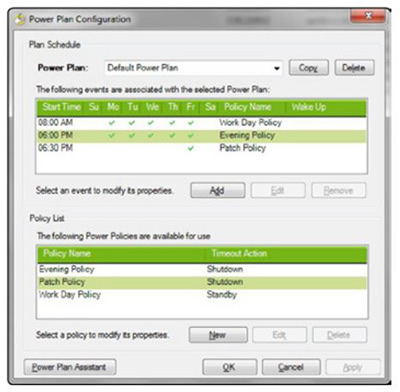 Power Plan Configuration