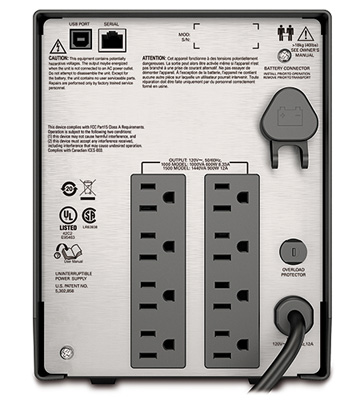 Smart-UPS C SMC1000 Rear