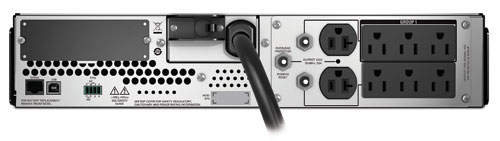 APC Smart-UPS 3000VA RM 2U LCD 120V  back view