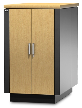 APC NetShelter CX 24U 750 mm Wide x 1130 Deep Enclosure Oak/Grey Finish